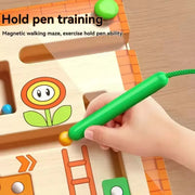 Children's Magnetic Maze Walking Ball Baby Concentration Training Writing Logic Thinking 3-4 Year Old Early Education Puzzle Toy