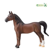 2022Collecta Appaloosa Arabian Horse Hanoverian Yakut horse Simulated Animal Toy Model