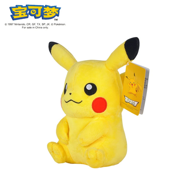 POKEMON Original Plush Toy Gengar Pikachu Kawaii Charizard Genuine Plush Doll Soft Cute Cartoon Piplup Toys for Kids Gift