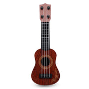 Mini Guitar 4 Strings Classical Ukulele Guitar Toy Musical Instruments for Kids Children Beginners Early Education Small Guitar