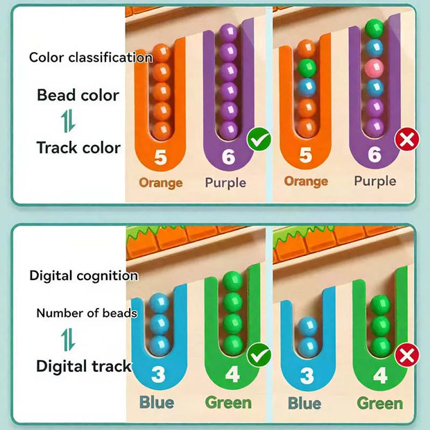 Children's Magnetic Maze Walking Ball Baby Concentration Training Writing Logic Thinking 3-4 Year Old Early Education Puzzle Toy