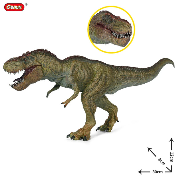Oenux Prehistoric Jurassic Dinosaurs World Pterodactyl Saichania Animals Model Action Figures PVC High Quality Toy For Kids Gift