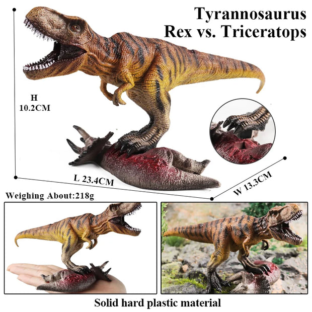 Oenux Prehistoric Jurassic Dinosaurs World Pterodactyl Saichania Animals Model Action Figures PVC High Quality Toy For Kids Gift