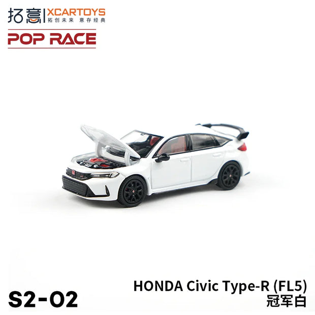 Xcartoys PopRace 1/64 Diecast Model Car Alloy Vehicle Toys Gifts for Teenagers Adults Hobby Collection