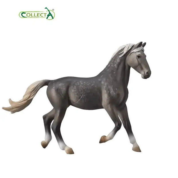 2022Collecta Appaloosa Arabian Horse Hanoverian Yakut horse Simulated Animal Toy Model