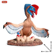 Oenux Prehistoric Jurassic Dinosaurs World Pterodactyl Saichania Animals Model Action Figures PVC High Quality Toy For Kids Gift
